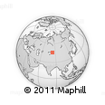 Outline Map of the Area around 46° 1' 3" N, 83° 22' 30" E, rectangular outline
