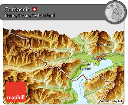 Physical 3D Map of Cortascio