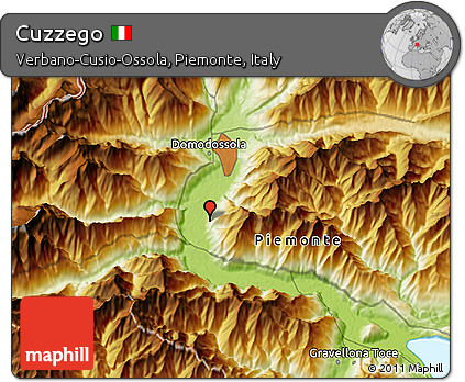 Physical 3D Map of Cuzzego