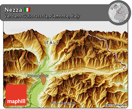 Physical 3D Map of Nezza