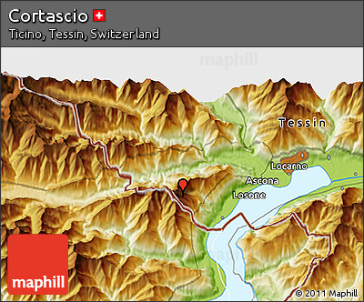 Physical 3D Map of Cortascio
