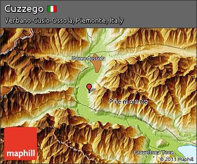 Physical 3D Map of Cuzzego