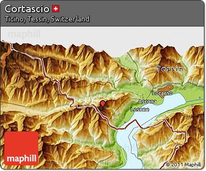Physical 3D Map of Cortascio
