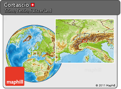 Physical Location Map of Cortascio