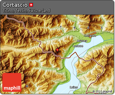 Physical Map of Cortascio