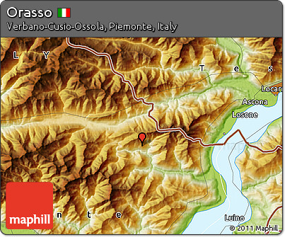 Physical Map of Orasso