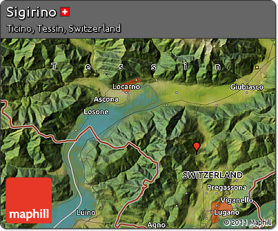 Satellite Map of Sigirino