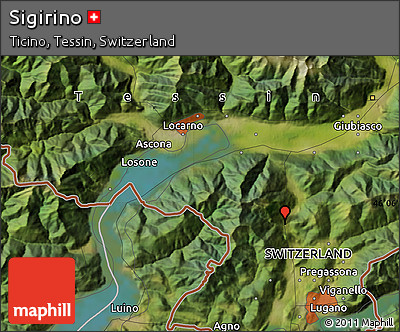Satellite Map of Sigirino