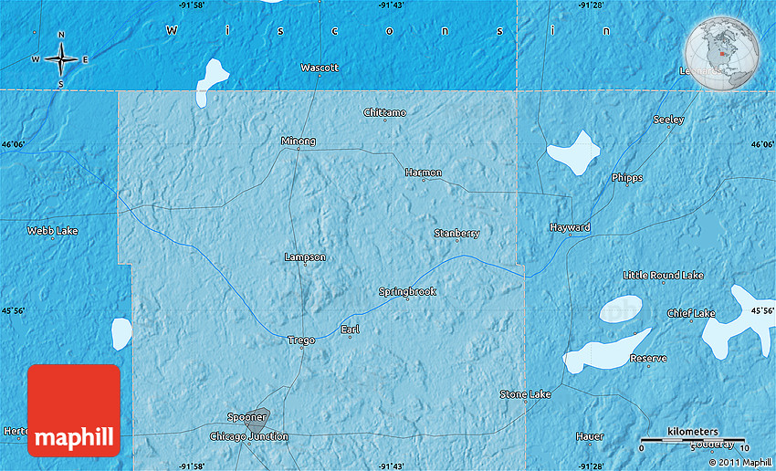 Political Map of Minong