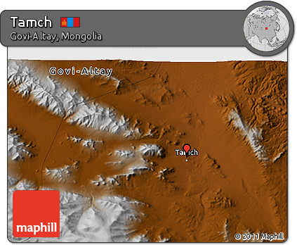 Physical 3D Map of Tamch