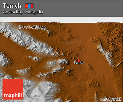 Physical 3D Map of Tamch
