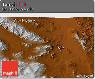 Physical 3D Map of Tamch