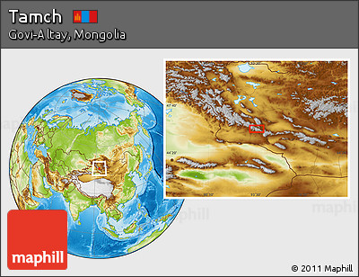 Physical Location Map of Tamch