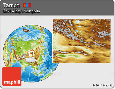 Physical Location Map of Tamch