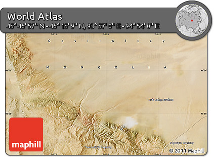 Satellite Map of the Area around 46° 1' 3" N, 94° 25' 30" E