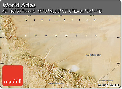 Satellite Map of the Area around 46° 1' 3" N, 94° 25' 30" E