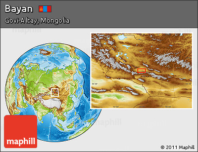 Physical Location Map of Bayan