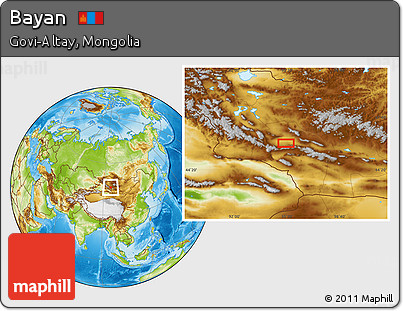 Physical Location Map of Bayan