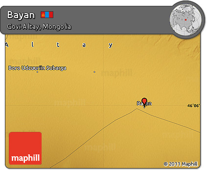 Physical Map of Bayan