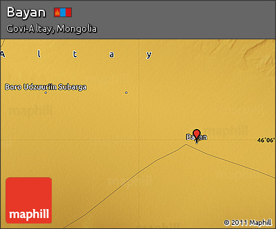 Physical Map of Bayan