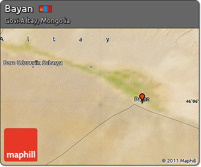 Satellite Map of Bayan