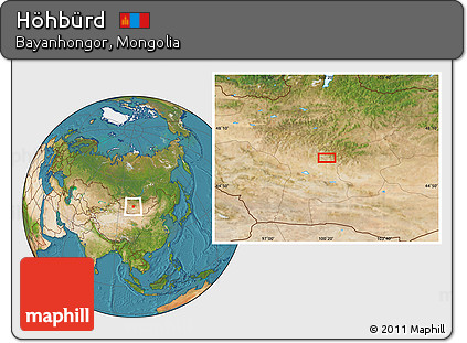 Satellite Location Map of Höhbürd