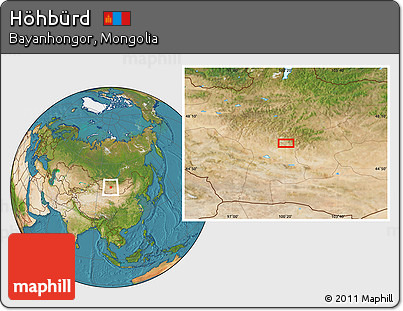 Satellite Location Map of Höhbürd