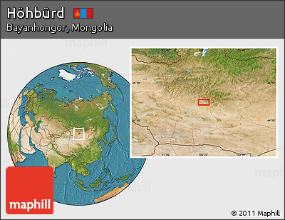 Satellite Location Map of Höhbürd