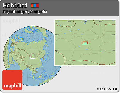 Savanna Style Location Map of Höhbürd