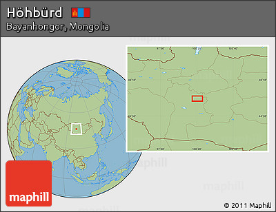 Savanna Style Location Map of Höhbürd