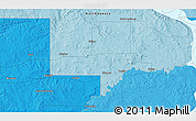 Political 3D Map of the area around 46° 26' 14" N, 101° 4' 29" W