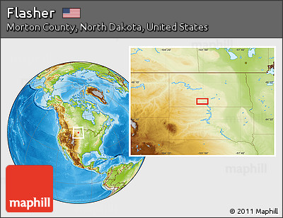 Physical Location Map of Flasher