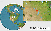 Satellite Location Map of Timmer