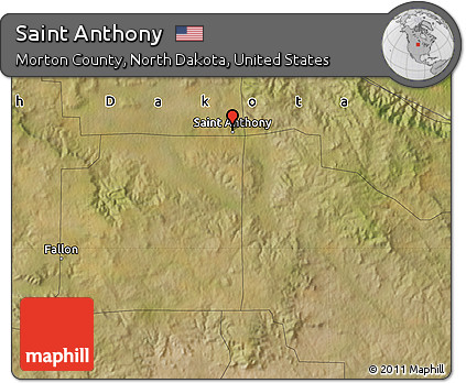 Satellite Map of Saint Anthony