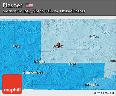 Political Panoramic Map of Flasher