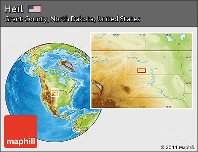 Physical Location Map of Heil