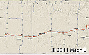 Shaded Relief Map of Johnson Ford