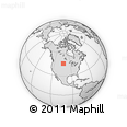 Outline Map of the Area around 46° 26' 14" N, 102° 46' 30" W, rectangular outline
