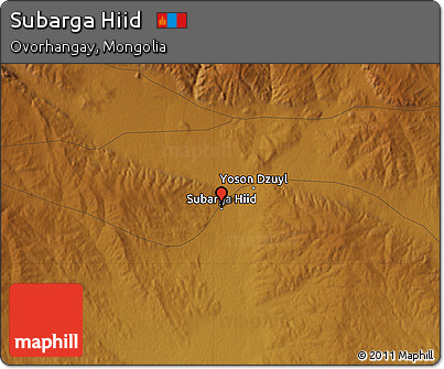 Physical Map of Subarga Hiid