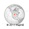 Outline Map of the Area around 46° 26' 14" N, 103° 37' 30" W, rectangular outline