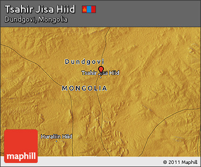 Physical 3D Map of Tsahir Jisa Hiid