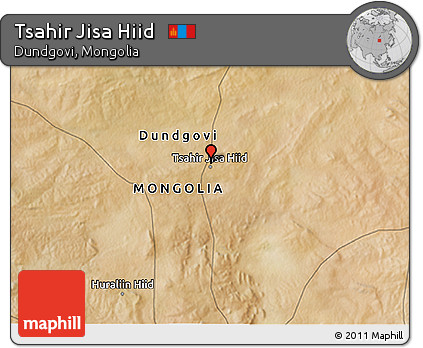 Satellite 3D Map of Tsahir Jisa Hiid