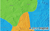 Political Map of the area around 46° 26' 14" N, 108° 52' 30" E