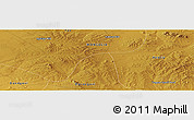 Physical Panoramic Map of the area around 46° 26' 14" N, 108° 52' 30" E