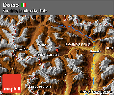 Physical 3D Map of Dosso