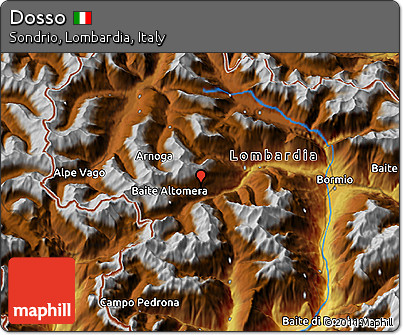 Physical 3D Map of Dosso