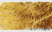Physical 3D Map of the area around 46° 26' 14" N, 115° 31' 30" W