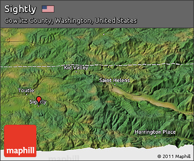 Satellite 3D Map of Sightly
