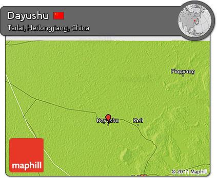 Physical 3D Map of Dayushu