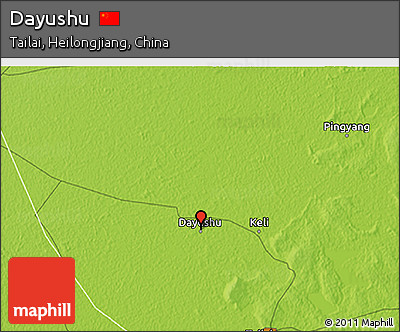 Physical 3D Map of Dayushu